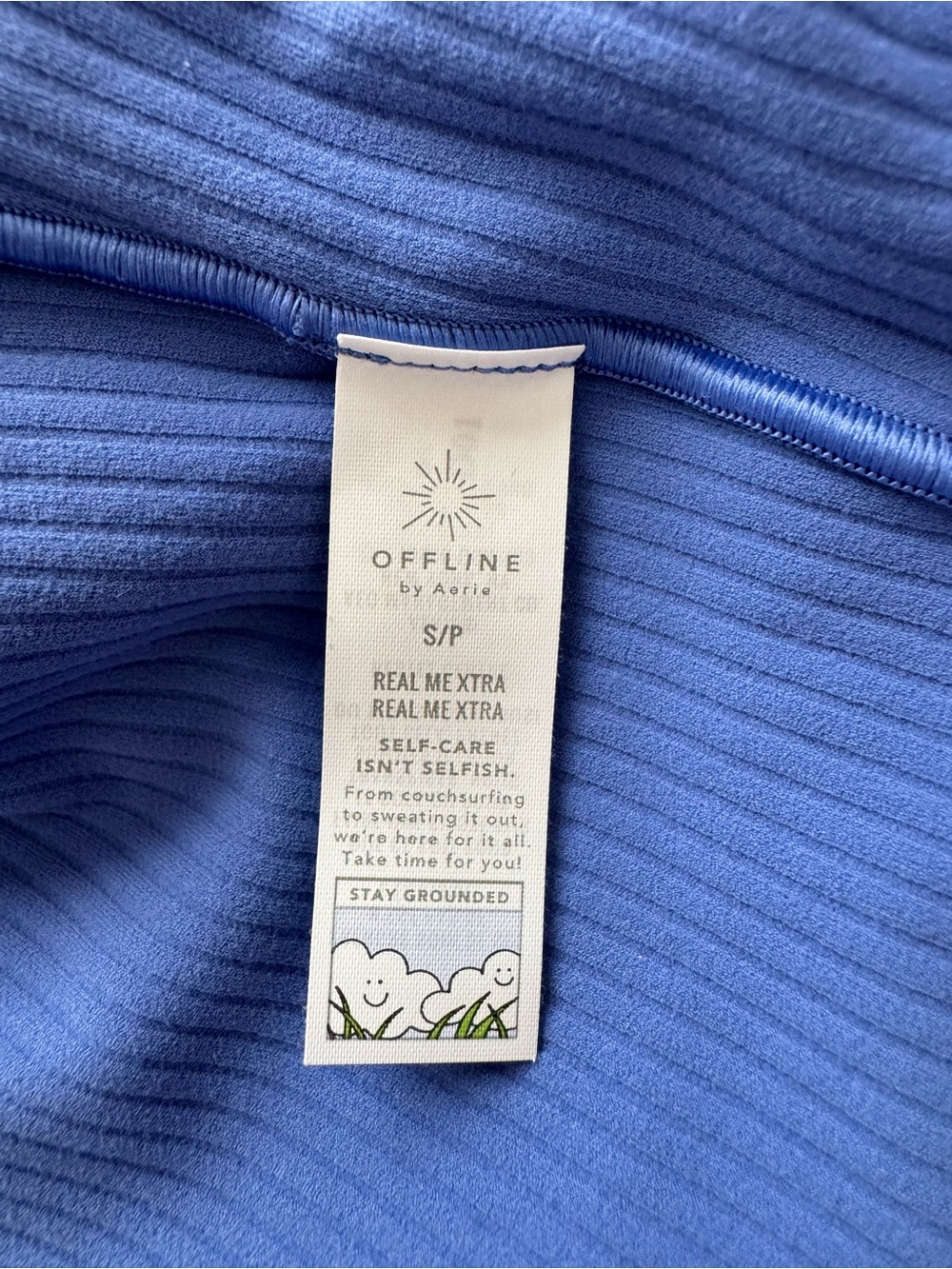 NWOT OFFLINE By Aerie Real Me XTRA Rib Switch Up High Neck Sports Bra - Picture 5 of 11